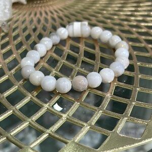 White Agate Bracelet